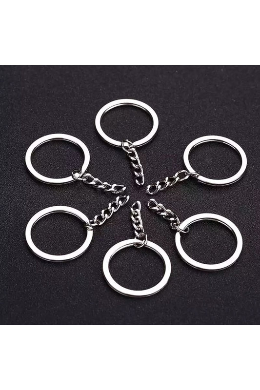 Epoxy Keychain Apparatus with Chain 100 Pieces, Epoxy Keychain Ring, Keychain, Epoxy Resin