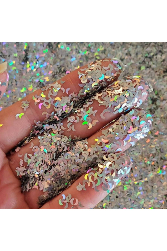 Epoxy Moon Glitter 10gr Holographic Epoxy Resin Nail Makeup Glitter CG9