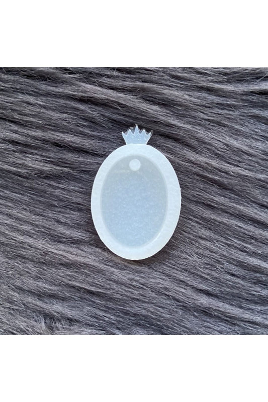 Epoxy Resin Oval Necklace Silicone Mold Lari Ck